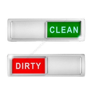 Venta al por mayor DD1064 Imán magnético deslizante indicador para decoración de nevera, señal de limpio y sucio para lavavajillas - Product Image 1