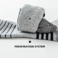 Chaussettes courtes de compression en coton tricoté pour hommes, idéales pour l'été – Semelle en tissu éponge pour la course, le basketball et le badminton