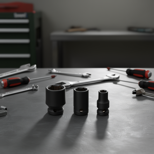 Jeu de clés à douille Fervi Impact, 3 pièces, métriques, à embout hexagonal - Product Image 3