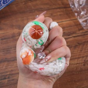 Juguete Antiestrés de TPR con Forma de Bola de Mariscos de 6 cm, Hecho a Mano, Creativo, Regalo para Niños y Adultos con Temática de Té - Product Image 4