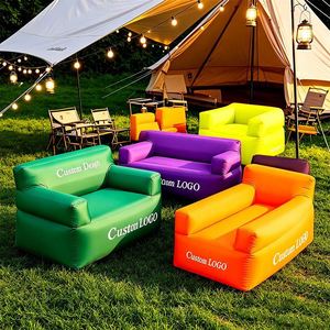 Canapé gonflable de plage étanche avec housse imprimée pour promotion commerciale et exposition – Chaise pneumatique à gonflage rapide - Product Image 1