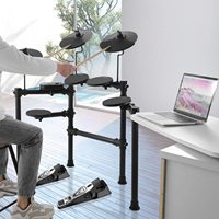 Batterie électronique à prix réduit, métronome professionnel, percussion, 4 pieds, batterie électronique