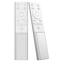 Télécommande universelle en alliage d'aluminium Ble Voice 15 touches RCT5015 avec prise en charge IR/RF pour projecteur, téléviseur, décodeur audio avec code fixe