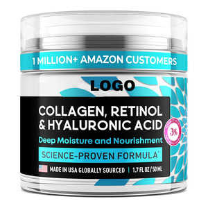 Marque privée 2.5% Rétinol Crème pour le visage avec acide hyaluronique <span class=keywords><strong>Vitamine</strong></span> E Glycérine Anti-Rides Taches de rousseur Propriétés blanchissantes - Product Image 1
