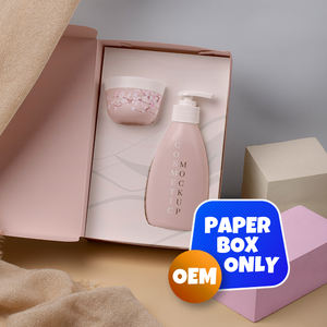 กล่องบรรจุภัณฑ์เพื่อการดูแลผิวที่มีโลโก้นูนและการพิมพ์สีเต็มรูปแบบ - Product Image 1