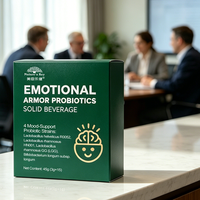 Boisson Solide Probiotique Personnalisée pour l'Humeur, Soutien Anti-Stress R0052 LGG HN001 Theanine Plantarum JYLP326 GOS FOS OEM ODM