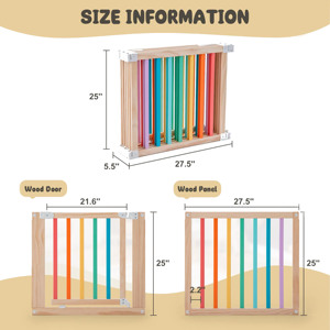 Multi Color Foldable Shape &amp; Size <strong>Wood</strong> Children's Playpen <strong>Corral</strong> <strong>Baby</strong> Foldable Door Wooden Kids' Playpens - Product Image 4