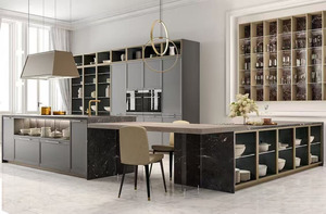 <span class=keywords><strong>Cucina</strong></span> di Lusso Ultra Moderna con Design Senza Maniglie e Illuminazione Intelligente Integrata per Case Contemporanee di Alta Gamma - Product Image 5