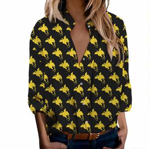 Chemisiers et chemises pour femmes de grande taille 5XL Fancy Casual Ladies Tops Personaliser Logo Design Texte Dropshipping Clothes - Product Image 6