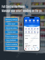 Máquina Expendedora Inteligente con Reconocimiento Visual por IA, Código QR, Apertura de Puerta, Sistema de Refrigeración y Pantalla Táctil