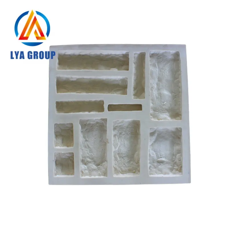 Artificial brick panels exterior wall facing stone silicone rubber stone molds