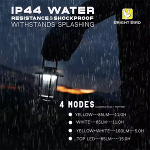 Vintage Type-C có thể sạc lại 4 chế độ ánh sáng đèn trại với <span class=keywords><strong>LED</strong></span> IPX4 không thấm nước hàng đầu đèn lồng cho cắm trại ánh sáng - Product Image 6