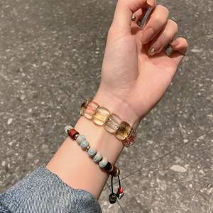 สายรัดแฟชั่นแบบยูนิเซ็กส์สำหรับผู้ใหญ่และเด็ก สายนาฬิกาแบบยืดหยุ่นคริสตัลใสสีผสมสำหรับนาฬิกาซีรีส์ 10/11 - Product Image 5