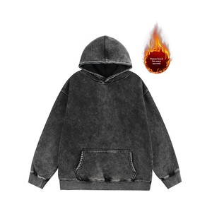 Nuova <span class=keywords><strong>Felpa</strong></span> <span class=keywords><strong>con</strong></span> <span class=keywords><strong>Cappuccio</strong></span> da <span class=keywords><strong>Uomo</strong></span> Autunno/Inverno, 450 Grammi, in Pile Pesante Lavato <span class=keywords><strong>con</strong></span> Tasca - Product Image 3