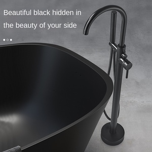 Grifo Vertical <span class=keywords><strong>de</strong></span> pie <span class=keywords><strong>de</strong></span> cobre, <span class=keywords><strong>columna</strong></span> <span class=keywords><strong>de</strong></span> baño <span class=keywords><strong>de</strong></span> agua fría y caliente, lavabo, <span class=keywords><strong>ducha</strong></span> <span class=keywords><strong>de</strong></span> flores, venta al por mayor, artículo para el hogar - Product Image 4