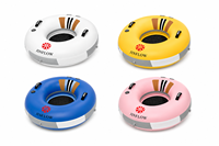 Flotteur gonflable en PVC Jinflow, dispositif flottant de relaxation pour piscine, plage, lac