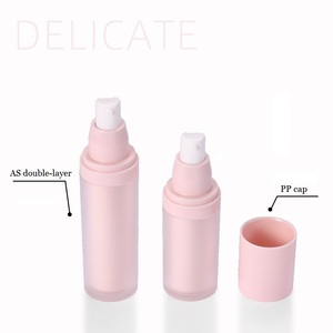 Logo Tùy Chỉnh Cao Cấp Như Hai Lớp Màu Hồng Lotion Chai Gói Mỹ Phẩm Container Set Chăm Sóc Da Chai Sản Xuất 30Ml-120Ml - Product Image 4
