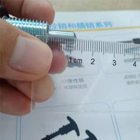 Pièces d'équipement de fitness personnalisées Bouton de déverrouillage en plastique pour vélo d'exercice Goupilles de réglage à ressort 37mm * M16 * 20mm * 13mm