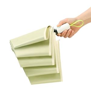 Sombrilla automática y creativa con revestimiento de color grueso, protección solar 70%, paraguas de lluvia, imprimibilidad clásica - Product Image 5