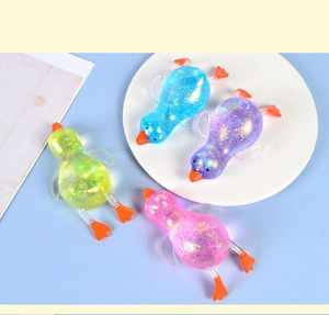 Nuevos Patitos de Silicona Ecológicos Baratos en Oferta, con Brillo y Azúcar, Juguetes Antiestrés Divertidos para Niñas y Niños - Product Image 4