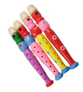 Chất lượng cao bằng gỗ màu trẻ em màu sáo đồ chơi - Product Image 2