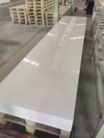 Plaques en acrylique à surface solide résistantes à la chaleur / durables pour comptoirs de réception