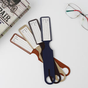 Etiquetas de Equipaje de Cuero en Blanco al por Mayor, Correas para Etiquetas de Equipaje, Etiqueta de Equipaje con Logotipo Personalizado Impreso - Product Image 5