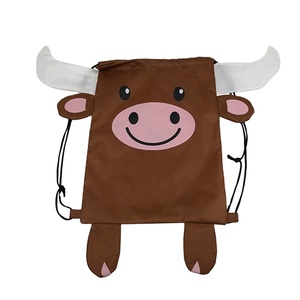 Sac à dos à cordon personnalisé pas cher en nylon polyester 210D, petit sac à dos de sport imperméable, sacs à dos promotionnels réutilisables - Product Image 6