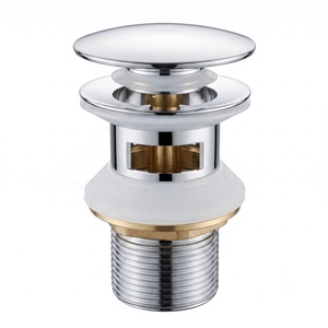 Bouchon de <span class=keywords><strong>vidange</strong></span> moderne en laiton chromé anti-corrosion pour lavabo, vasque, cuve ou <span class=keywords><strong>baignoire</strong></span>, avec grande couvercle, pour salle de bain - Product Image 2