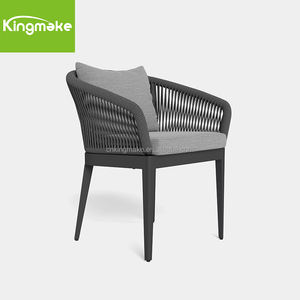 Sillas modernas de aluminio para Patio, muebles de exterior para cafetería, silla de cuerda para Hotel al aire libre, Diva, sillón de alta costura para jardín - Product Image 5