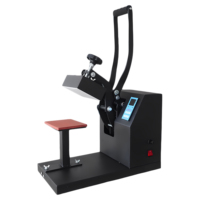 Nouvelle presse à chaud manuelle pour étiquettes, impression multicolore sur tissu, machine de transfert par sublimation pour logo sur t-shirt