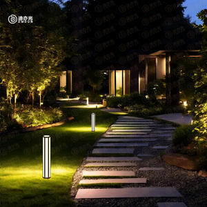 Lampe de pelouse Dmdun, extérieure, étanche, LED, moderne, minimaliste, hexagonale, pour route, cour, jardin, villa, paysage, pelouse - Product Image 3