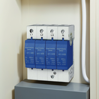 Dispositif de protection contre les surtensions de type T1 niveau 1 10/350 15KA parafoudre 4P parafoudre pour équipement électronique