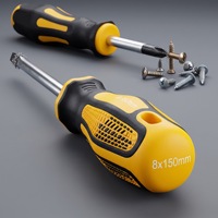 Ensemble de tournevis multi-usages 43 pièces (options jaune/cyan/rose), boîte à tournevis portable avec étui rigide