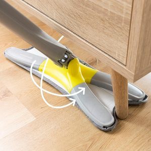 Butterfly Magic Mop Removable Washable Pad 360 Spin Self-Wringer Telescopic Handle Stainless Steel High Dehydration Rate Home - Product Image 4