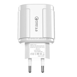 <span class=keywords><strong>Bianco</strong></span> nero 18w ricarica rapida caricatore 3.0 Usb ricarica rapida Multi <span class=keywords><strong>caricabatterie</strong></span> per <span class=keywords><strong>Samsung</strong></span> per Xiaomi per telefono a parete caricatore del telefono - Product Image 2