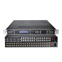 Solución de Cabecera IPTV Digital FTA con 24 Sintonizadores, Receptor Profesional de Alta Definición con Gateway IP DVB-T para Satélite Gratuito