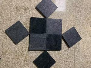 Meilleures ventes, granit noir chinois de haute qualité de la marque Baotong, poli, carré, design moderne pour mur de jardin, garantie 1 an - Product Image 2