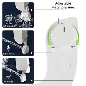 Modernes Intelligentes ABS-Bidet für Toilette Neues Design Anus-Reiniger Bidet Muslimischer Badezimmer-Aufsatz für WC - Product Image 3