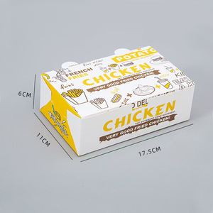 Bán buôn hộp gà rán cánh gà Hộp Tùy chỉnh thức ăn nhanh Takeaway hộp gà rán - Product Image 3