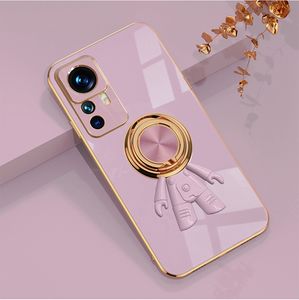 ฝาครอบเจลโครเมี่ยม6D พร้อมที่ยึดในรถสำหรับ Xiaomi 12/13T/14 Pro เคสนิ่มกันกระแทกสำหรับ Galaxy S23 S24 spaceman - Product Image 3