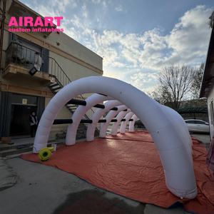 Arc de rêve gonflable blanc <span class=keywords><strong>pour</strong></span> ornement de fête de mariage, tunnel de <span class=keywords><strong>fil</strong></span> gonflable de grande activité - Product Image 3