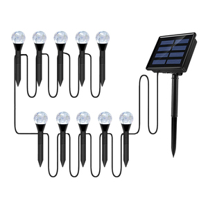 Luces Solares LED para Jardín, Resistentes al Agua IP55, Ángulo de Haz de 360°, Regulables, Recargables, para Césped, Patio, Camino, Iluminación de Paisajes - Product Image 6