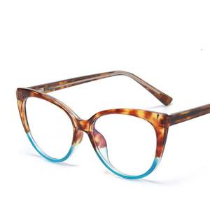 Gafas de Computadora con Marco Grande y Colorido, Estilo Ojo de Gato, TR90, con Logotipo Personalizado, Anti Luz Azul, para Mujer - Product Image 4