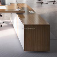 Bureau PDG haut de gamme Mobilier de bureau patron moderne Gestionnaire de table Bureau de direction