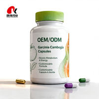 Capsules d'extrait de Garcinia Cambogia OEM ODM HCA, complément alimentaire à marque privée, fabricant certifié GMP
