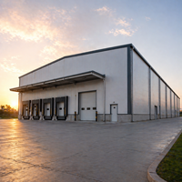 26 jaar ervaring met moderne stalen constructie koelopslagloodsen, turnkey industriële gebouwen C5 anti-corrosie ASTM HY HY-XC 5+ jaar garantie