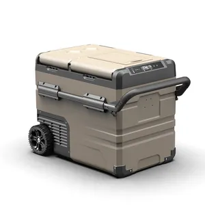 Özelleştirilmiş kompresör soğutma alpicool mini araba dondurucu ac dc 12v araç soğutucu taşınabilir kamp buzdolabı elektrikli soğutucu kutu