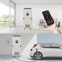 Onduleur Hybride Deye Triphasé 10kW 15kW, Système de Stockage Solaire 40kWh 43kWh, Onduleur Tout-en-Un avec Batterie au Lithium pour Intérieur