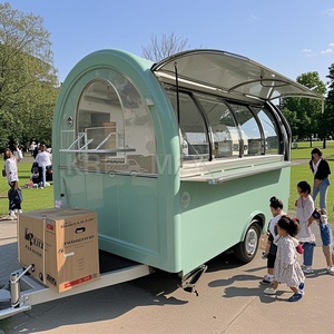 Chariot de vente ambulante personnalisé en fibre de verre, nouveau design, pour soupes, hot-dogs, bonbons et chips - Product Image 1